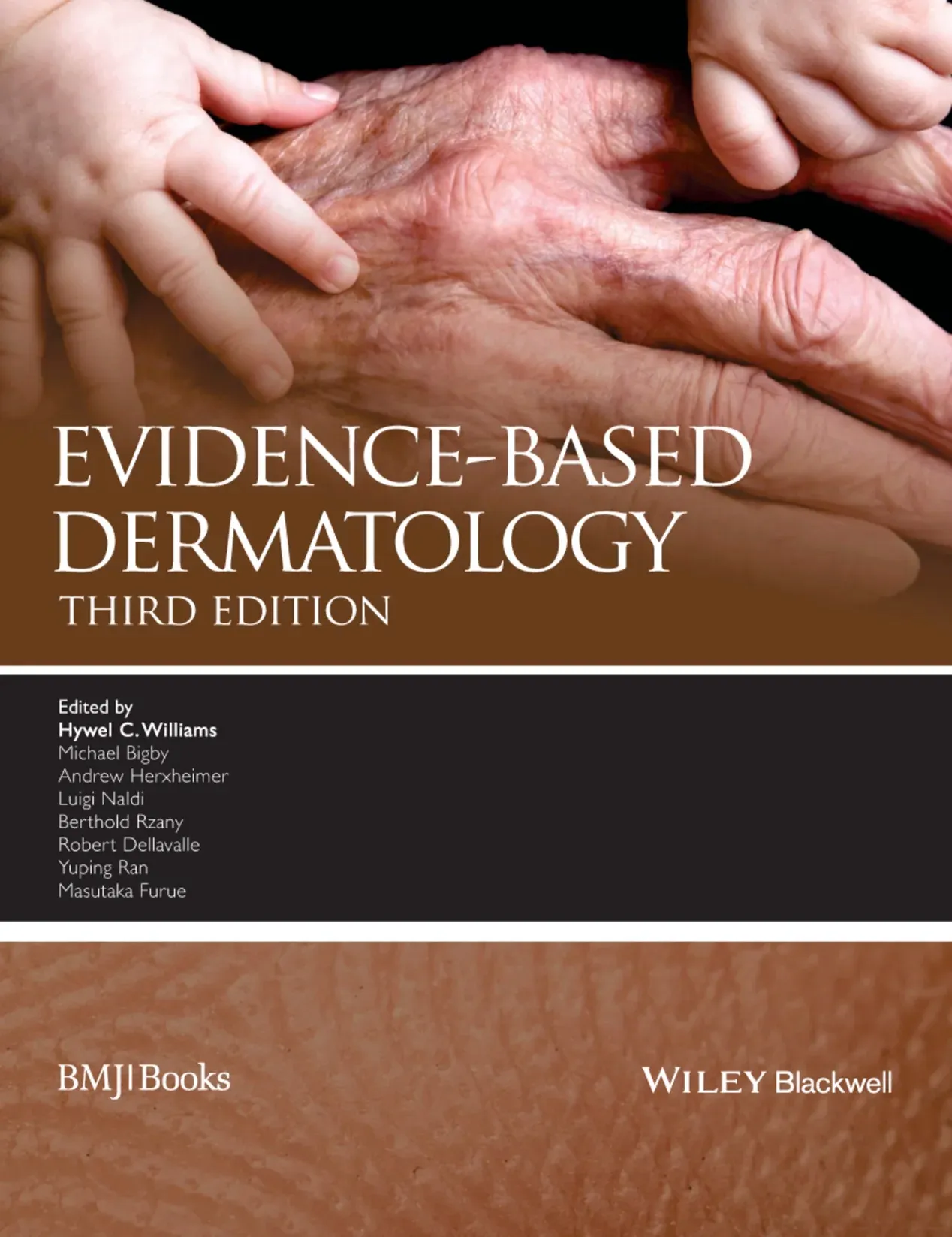 Portada del libro Evidence-Based Dermatology, tercera edición (BMJ Books / Wiley-Blackwell).
